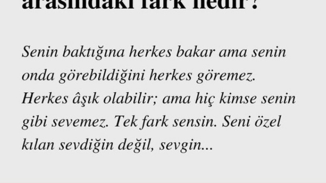 Birisini sevmek ve aşık olmak aynı şey midir? Aradaki fark nedir?