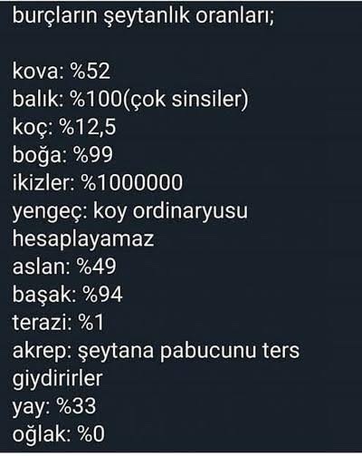 Burcuna göre ne kadar şeytansın?