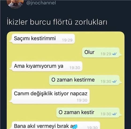 İkizler burcuyla flört zorlukları nelerdir?