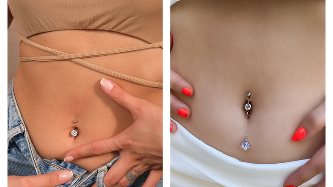 Kadınlarda göbek piercingi itici mi?