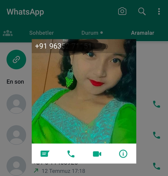Yabancı numaralar arayınca açıyor musunuz?
