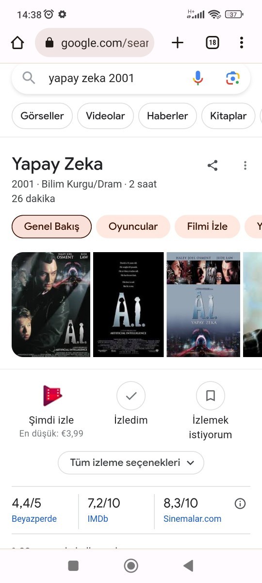 Çocukluğunuzda travma yapan bir film var mı?