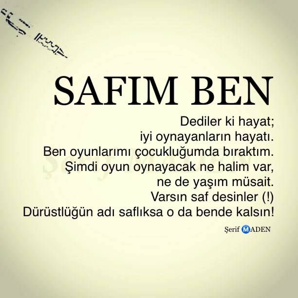 Ne kadar safsınız?