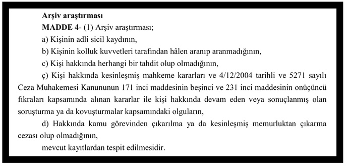 Arşiv araştırmasının icrası