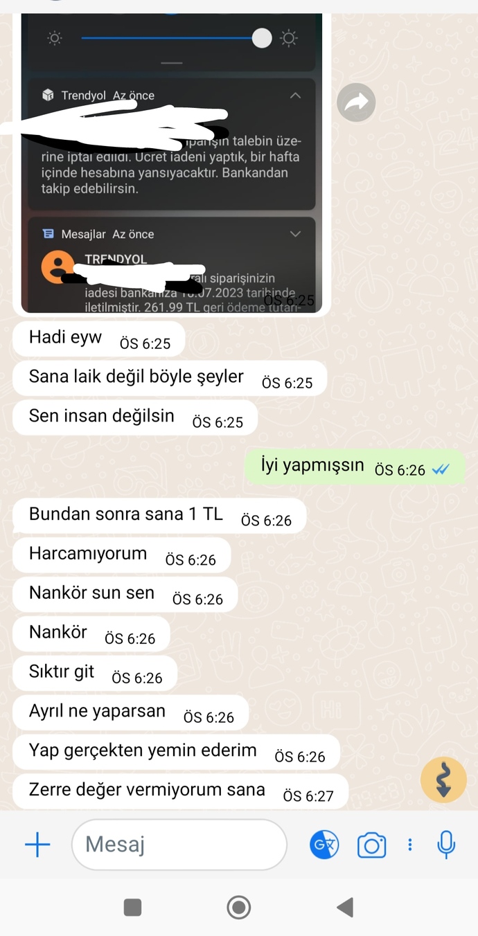 Bu wp konuşması hakkında ne düşünürsünüz? Konu küsmüş olduktan sonra barışma şartının görüldüğü fiyatta olan bir ayakkaıdan cıkti?