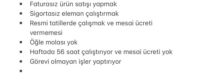 Resimde ki hukuksuzlukları yapan bir şirketi şikayet etsem ne olur?