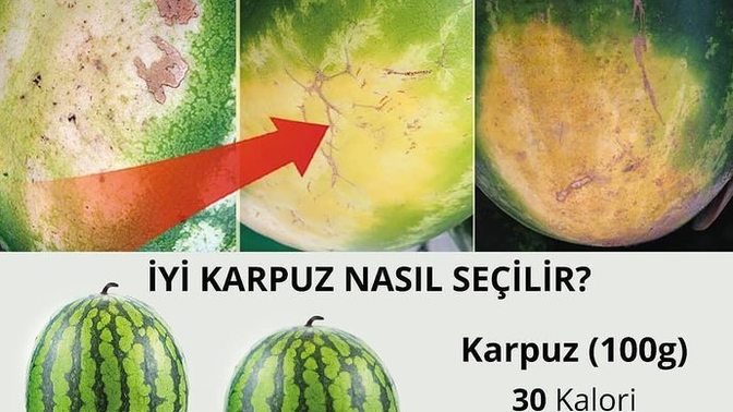 İyi karpuz nasıl seçilir?