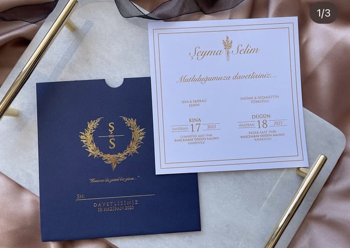 Düğün davetiyesini kare mi, dikdörtgen mi yaptırıyım?