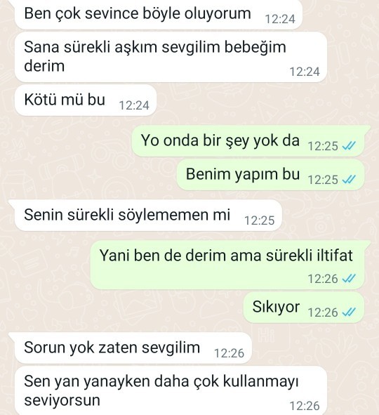 Sürekli romantizm istemiyorum, haklı değil miyim?