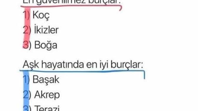 Hangi burçlara güvenmezsin?