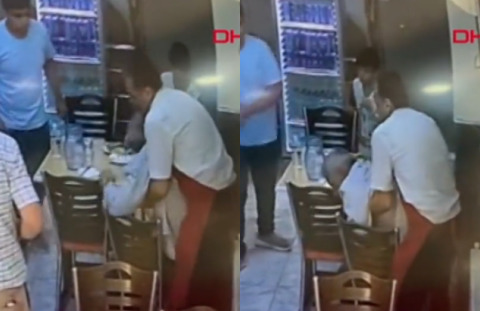 Elazığda esnaf, soluk borusu tıkanan müşterisini Heimlich manevrasıyla kurtarmış. Siz yapabilir miydiniz?