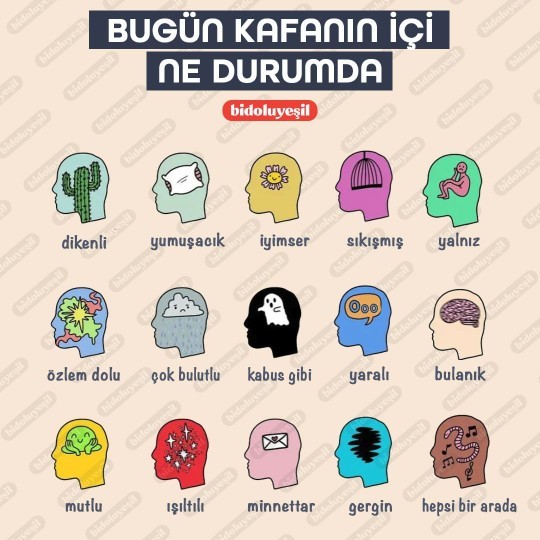Bugün kafanın içi ne durumda?