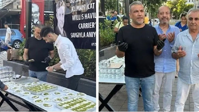 Adana'da vatandaşlar klimayı icat eden Willis Haviland Carrier anısına tatlı dağıttı. Sen hangi mucidin hangi icadı için duacısın?