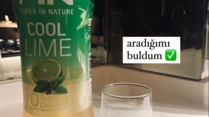 Son zamanların favorisi, cool lime içmeyi seviyor musunuz?
