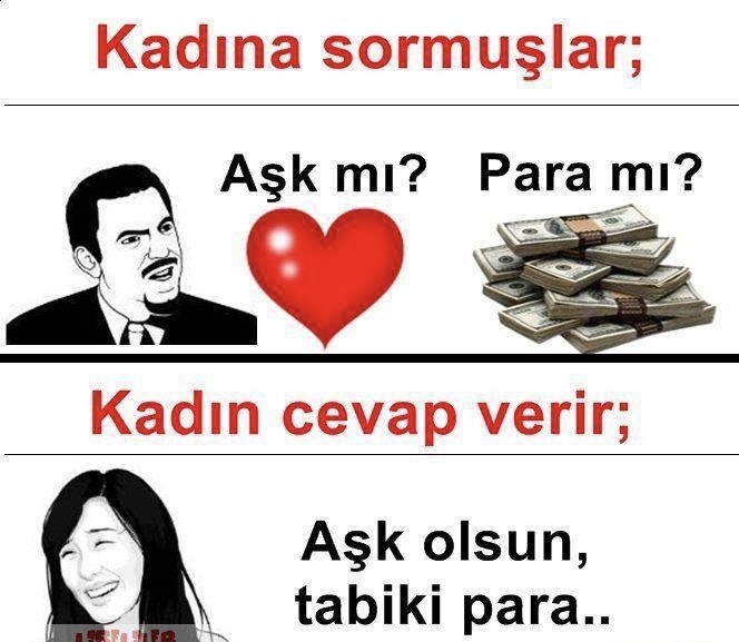 Gerçek aşkı bulmak mı istersiniz yoksa milli piyangodan ömür boyu yetecek kadar para çıkmasını mı?