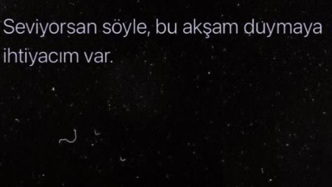 Seven sevdiğini söylemeli mi?