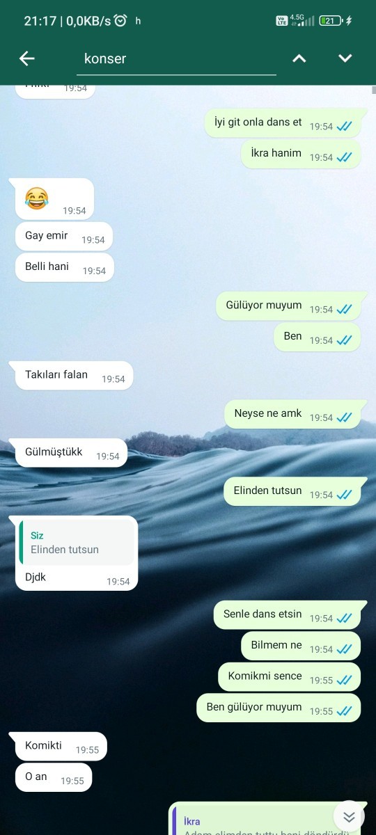 Sevgilim konserde tanımadığı adamla dans etmiş?