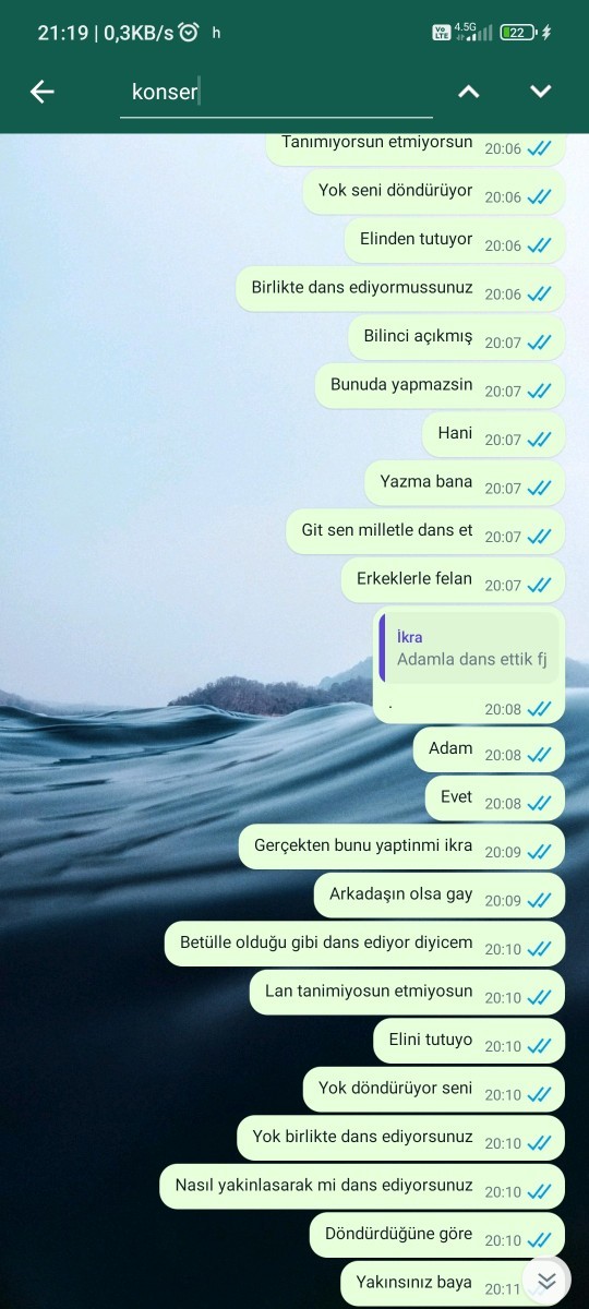 Sevgilim konserde tanımadığı adamla dans etmiş?