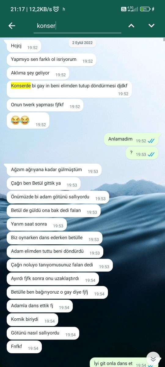 Sevgilim konserde tanımadığı adamla dans etmiş?