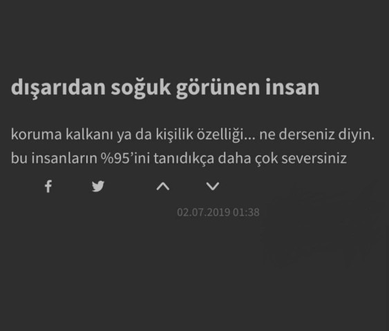 Peki siz dışardan soğuk görünüp aslında samimi olanlardan mısınız? Yoksa dışardan da içerden de soğuk olanlardan mı 😂😂 ?