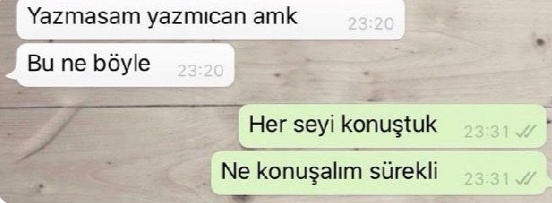 Flörtünüzle sürekli konuşmak ister misiniz?