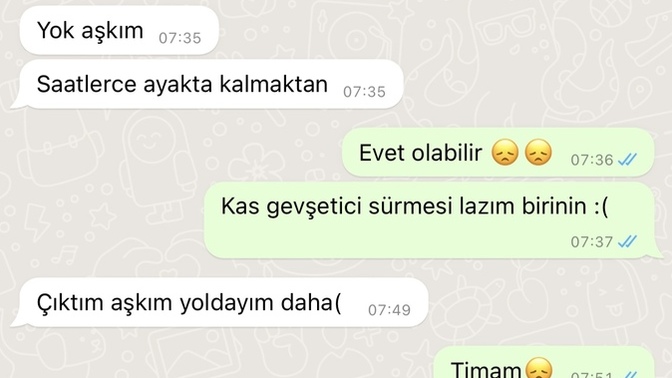 Erkekler üzgün işareti atmasa olur mu?