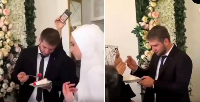 Damat düğünde kestiği pastayı eşinden önce annesine yedirdi, ortalık buz kesti! Sizce bu ayrılma nedeni olabilir mi?
