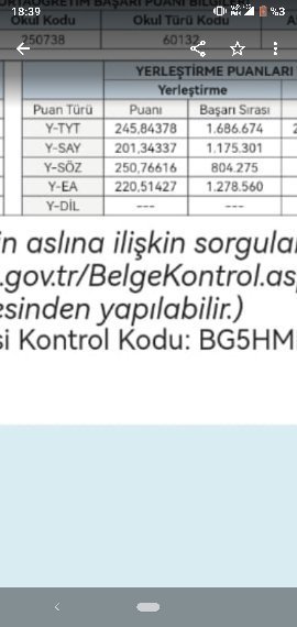 YKS sınavına öylesine girdim, bir yer gelir mi?