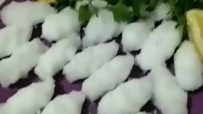 Kardan çiğ köfte yaptım nasıl olmuş 😂?