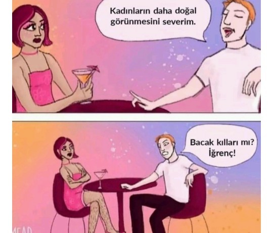 Tüylerini almayan kadından soğur musunuz?