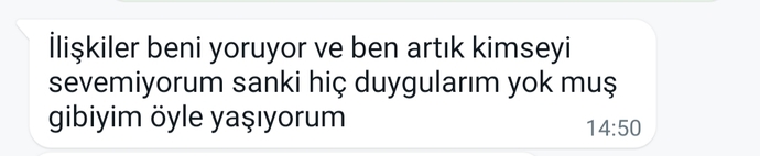 İlişkiler beni yoruyor diyen eski sevgilime nasıl davranmalıyım?
