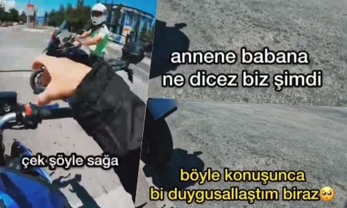 Ah kalbim❤️ Trafik polisinin motosiklet kullanıcısına uyarısı kalbimizi yerinden sökmedi mi?