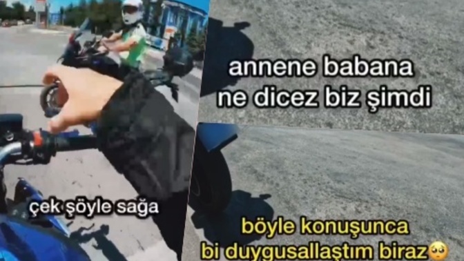Ah kalbim❤️ Trafik polisinin motosiklet kullanıcısına uyarısı kalbimizi yerinden sökmedi mi?