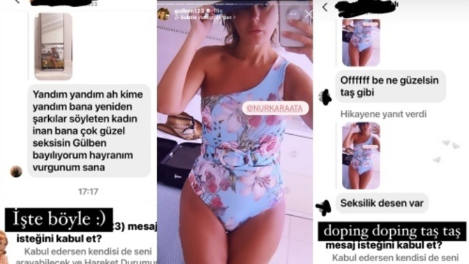 Gülben Ergen mayo reklamı yaptığı storysine gelen hayran yorumlarını paylaştı, ne düşünüyorsunuz?