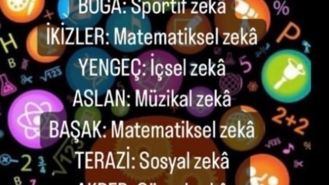 Burcunuza göre siz hangi zeka türüne sahipsiniz ve doğru mu?