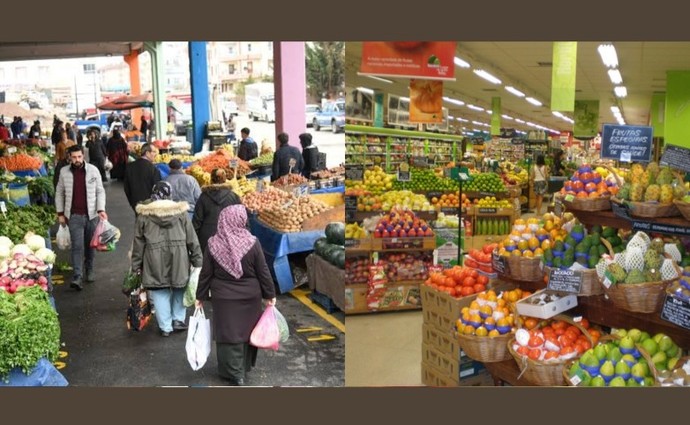 Pazardan mı yoksa süpermarketten mi alışveriş yapmak daha iyidir?