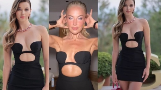 Afra Saraçoğlu ve Burcu Esmersoy aynı elbiseyi giymişler. Sizce kime daha çok yakışmış?