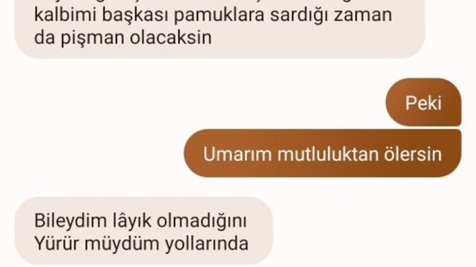 Olamayacağını bildiğin kişiyle ilişkiyi sürdürür müsün?