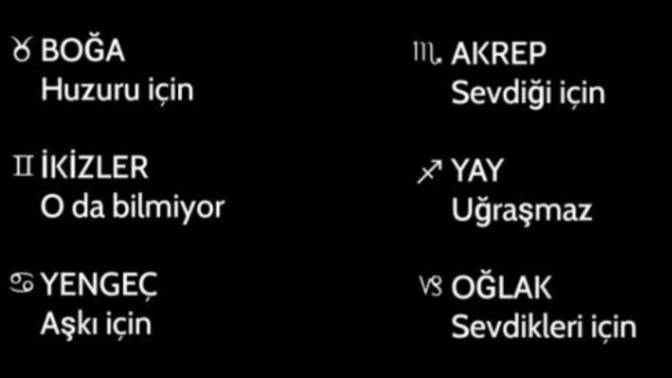 Burçlar dünyayı yakarsa neden yakar?