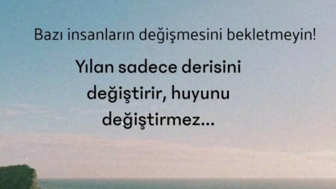 İnsanlar, değişir mi?