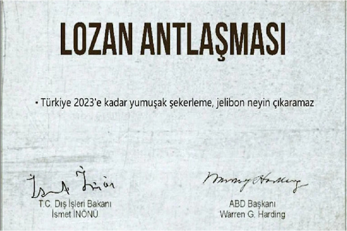 Bıgün Lozan Antlaşmasının 100. Yıl Dönümü! Ne düşünüyorsunuz?