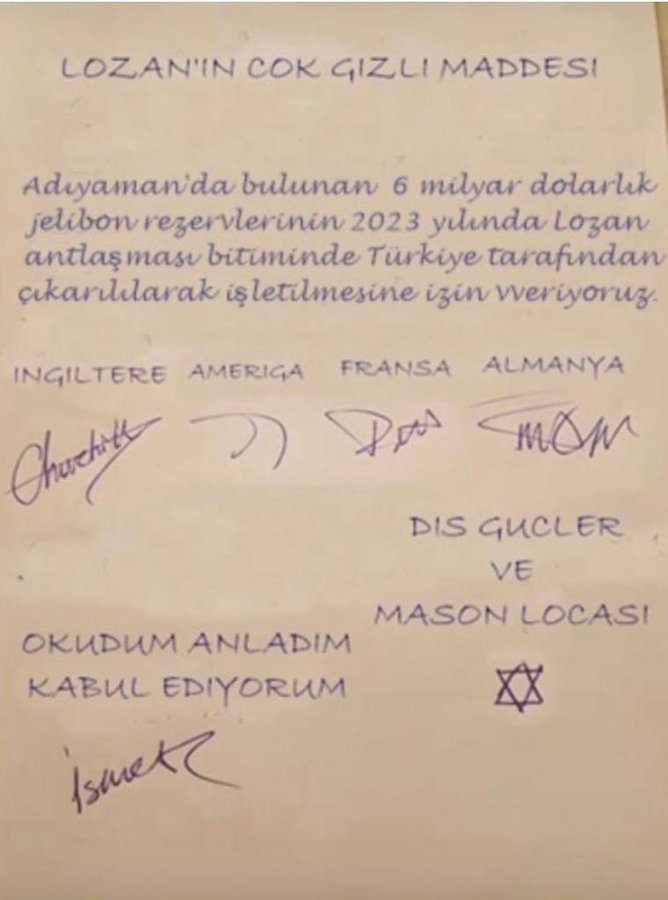 Bıgün Lozan Antlaşmasının 100. Yıl Dönümü! Ne düşünüyorsunuz?
