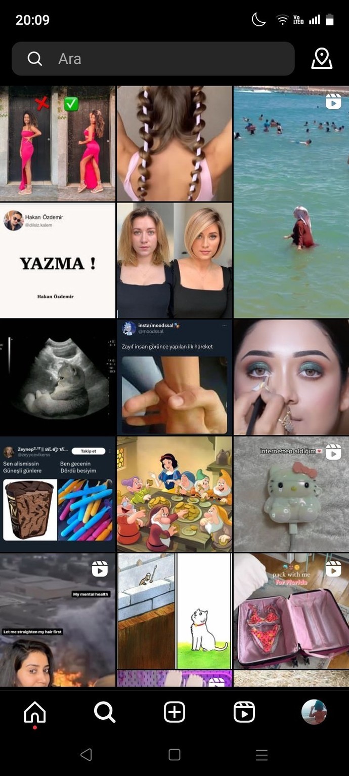 Instagram keşfetinize ne düşüyor?