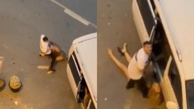 Esenyurt'ta tartıştığı kadını döverek bayılttı, çevredekileri de tehdit etti! İnsanlar karışmaktan korkuyor mu?