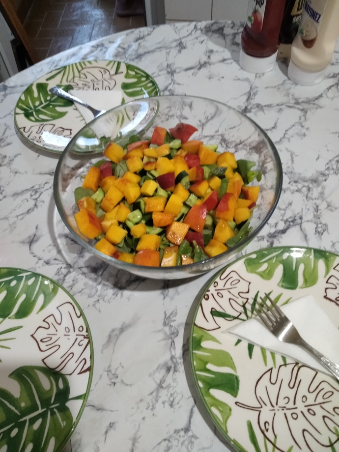 Yaza özel  Canım kendim  salatası yaptım nasıl olmuş 🌿?