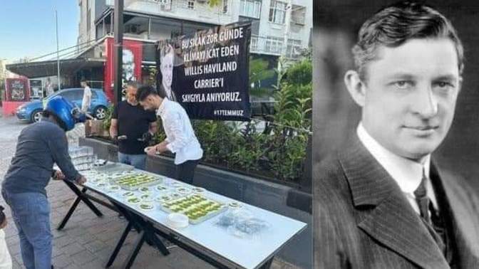 Bu sıcak günlerde klimayı icat eden Willis Haviland Carrier için tatlı dağıtır mıydınız ☺️?
