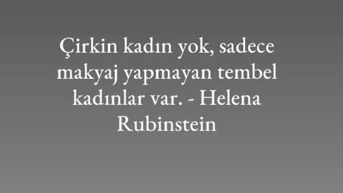Çirkin kadın var mıdır?