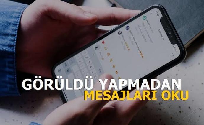 Mesajınıza görüldü atılınca nasıl karşılık veriyorsunuz?