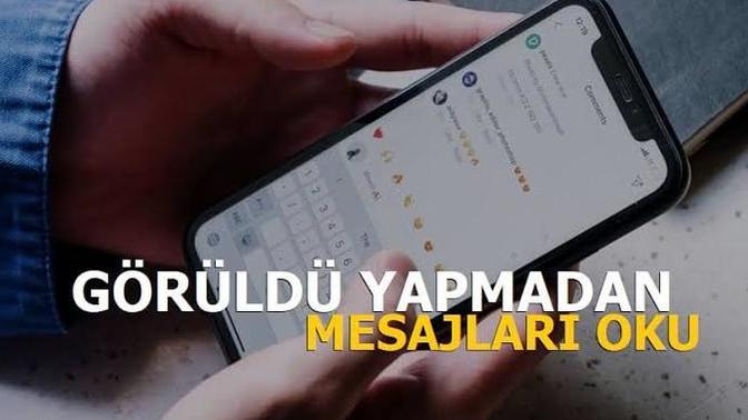 Mesajınıza görüldü atılınca nasıl karşılık veriyorsunuz?