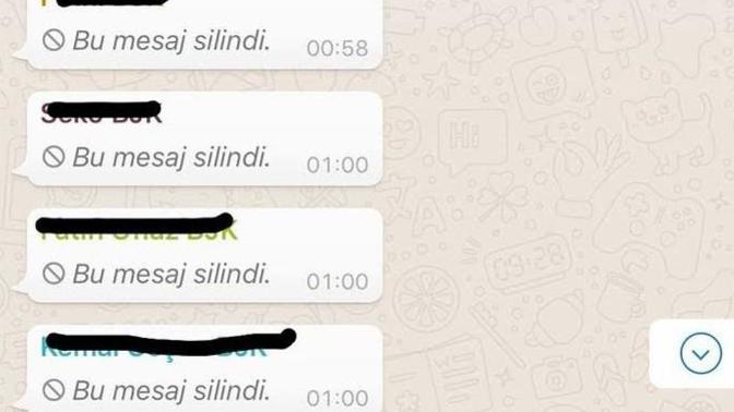 Silinen mesajları merak edip soruyor musun?